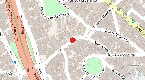 Mapa da localização