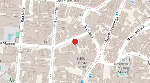Mapa da localização