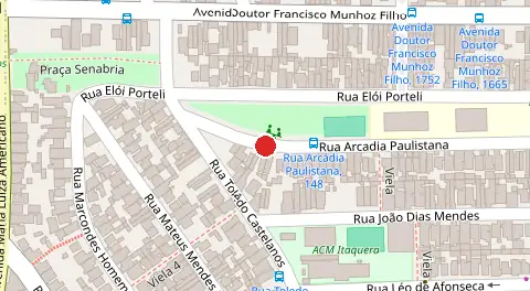Mapa da localização