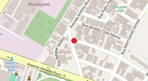 Mapa da localização