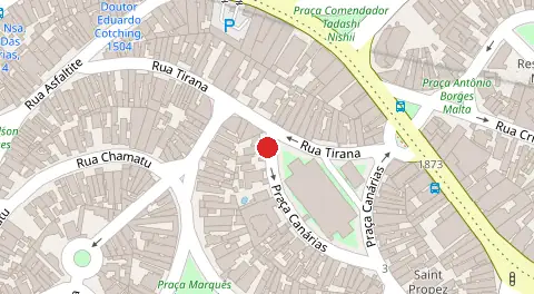 Mapa da localização