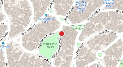 Mapa da localização