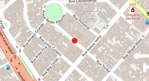 Mapa da localização