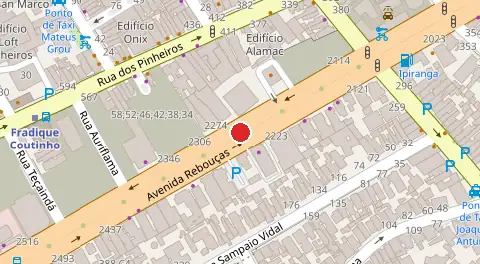 Mapa da localização