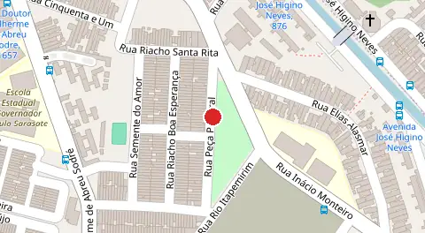 Mapa da localização