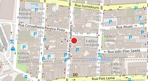 Mapa da localização