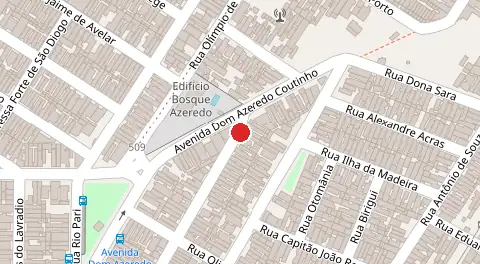 Mapa da localização