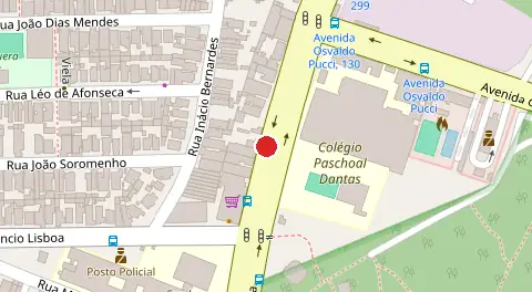 Mapa da localização