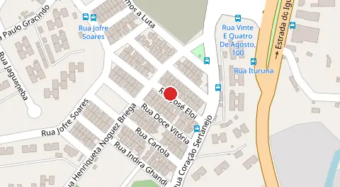 Mapa da localização