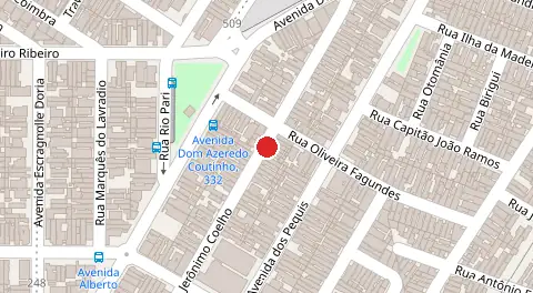 Mapa da localização