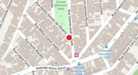 Mapa da localização
