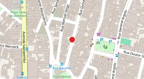 Mapa da localização