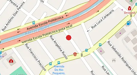 Mapa da localização
