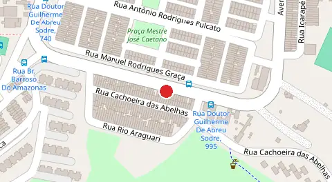 Mapa da localização