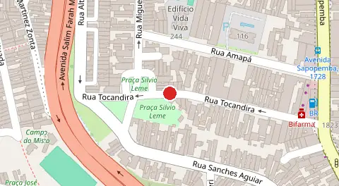 Mapa da localização