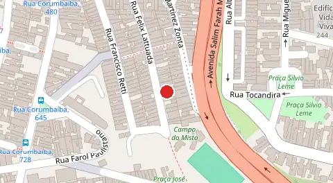 Mapa da localização