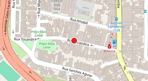 Mapa da localização