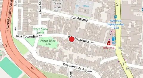 Mapa da localização