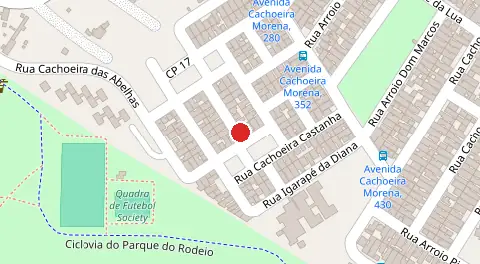 Mapa da localização