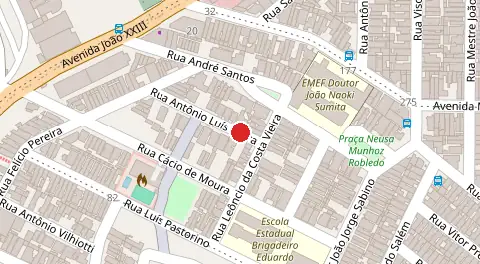 Mapa da localização