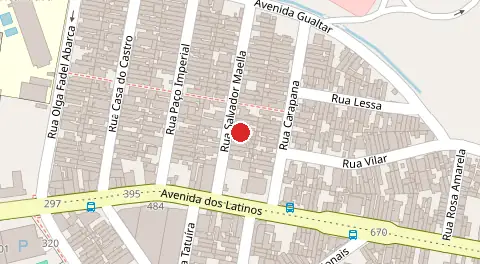 Mapa da localização