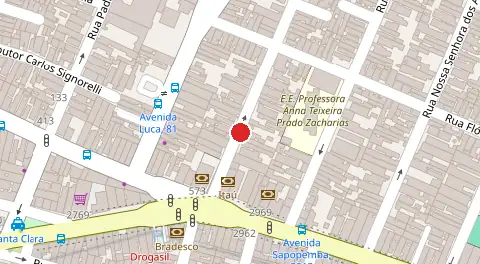 Mapa da localização
