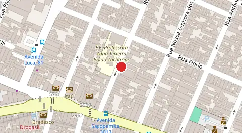 Mapa da localização