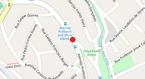 Mapa da localização