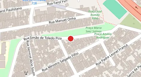 Mapa da localização