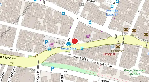 Mapa da localização