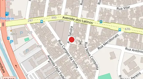 Mapa da localização