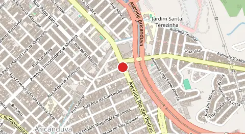 Mapa de Jardim Aricaduva