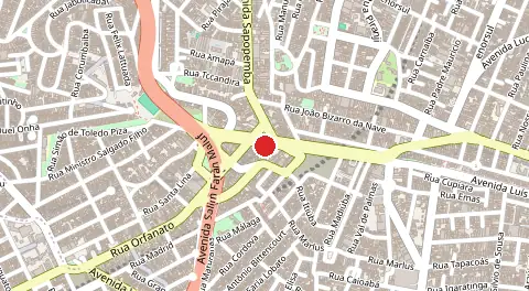 Mapa de Vila Leme