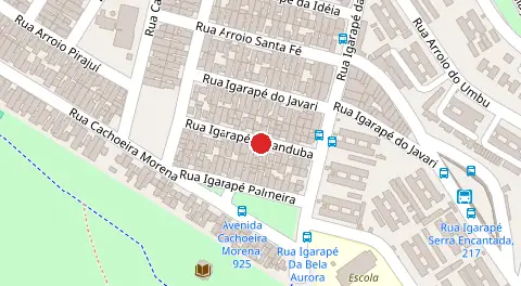 Mapa da localização