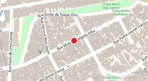 Mapa da localização