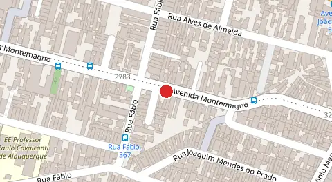 Mapa da localização