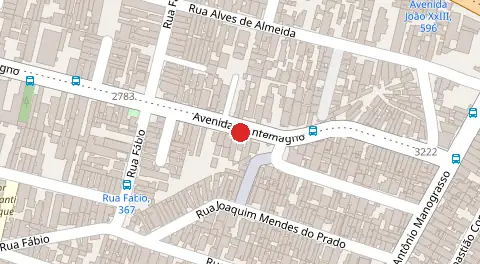 Mapa da localização