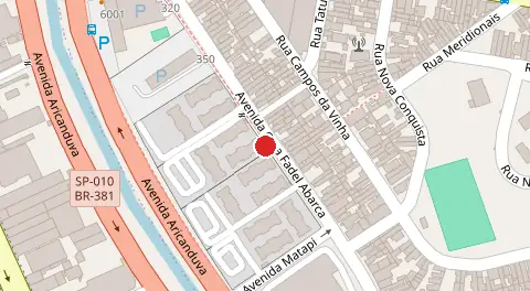 Mapa da localização