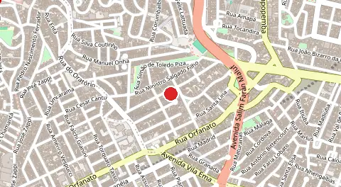 Mapa de Vila Libanesa