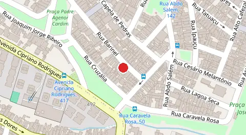 Mapa da localização