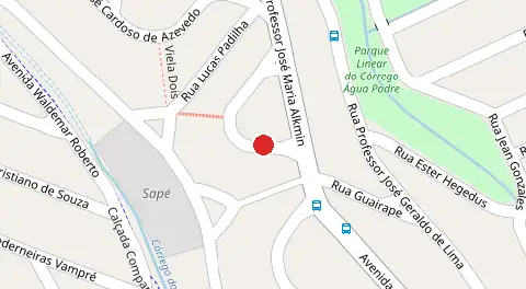 Mapa da localização