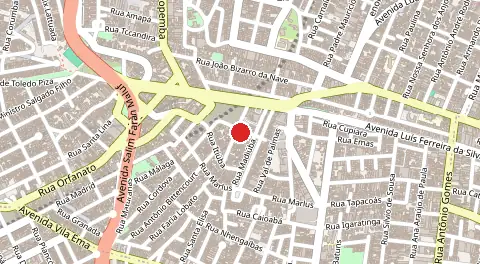Mapa de Vila Celeste