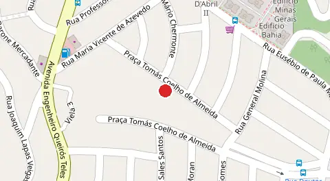 Mapa da localização