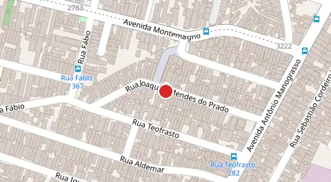 Mapa da localização