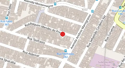Mapa da localização