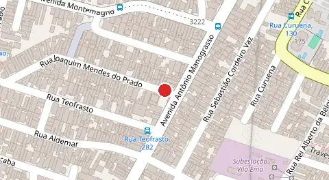 Mapa da localização