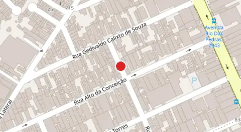 Mapa da localização