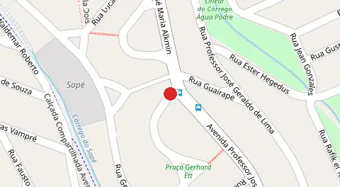 Mapa da localização