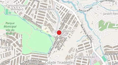 Mapa de Rua da Nascente