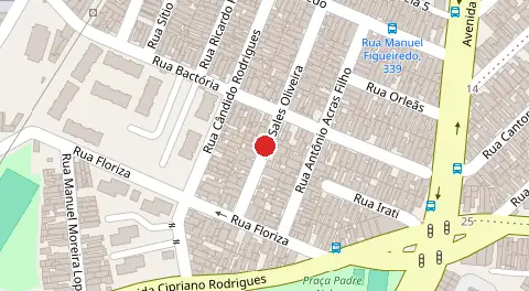 Mapa da localização